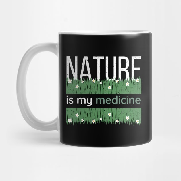 Nature Is My Medicine, Herbal Medicine, Herbs, Herbalism, Vintage, Distressed by HelenGie